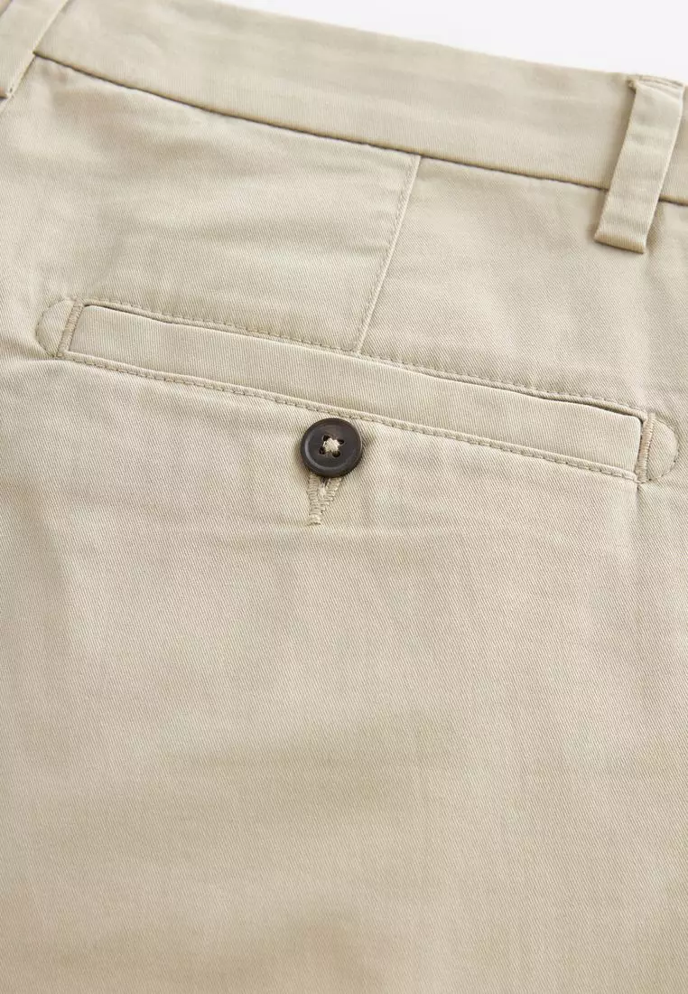 Stretch Chinos Shorts Straight Fit