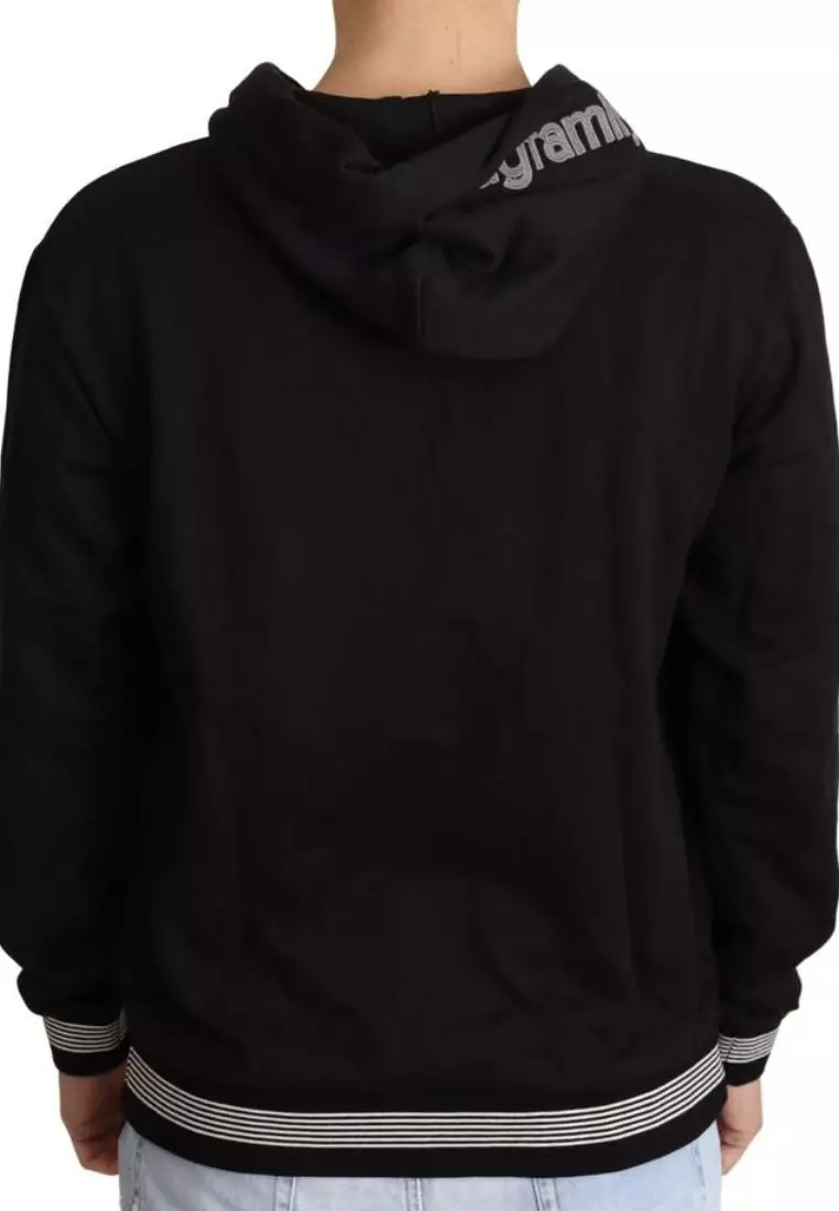 Dolce & Gabbana Black Cotton Hooded #dgfamily Sweater