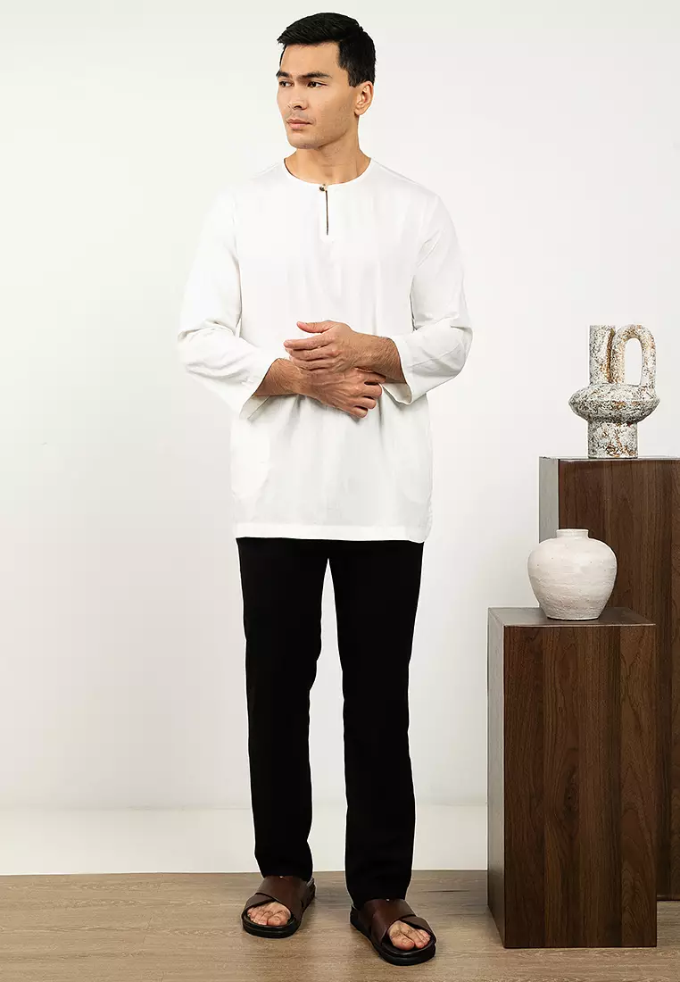 Casual Kurta With Fine Textured Cotton