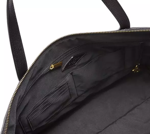 Fossil Sydney Leather Tote Black Tas Wanita SHB2815-001