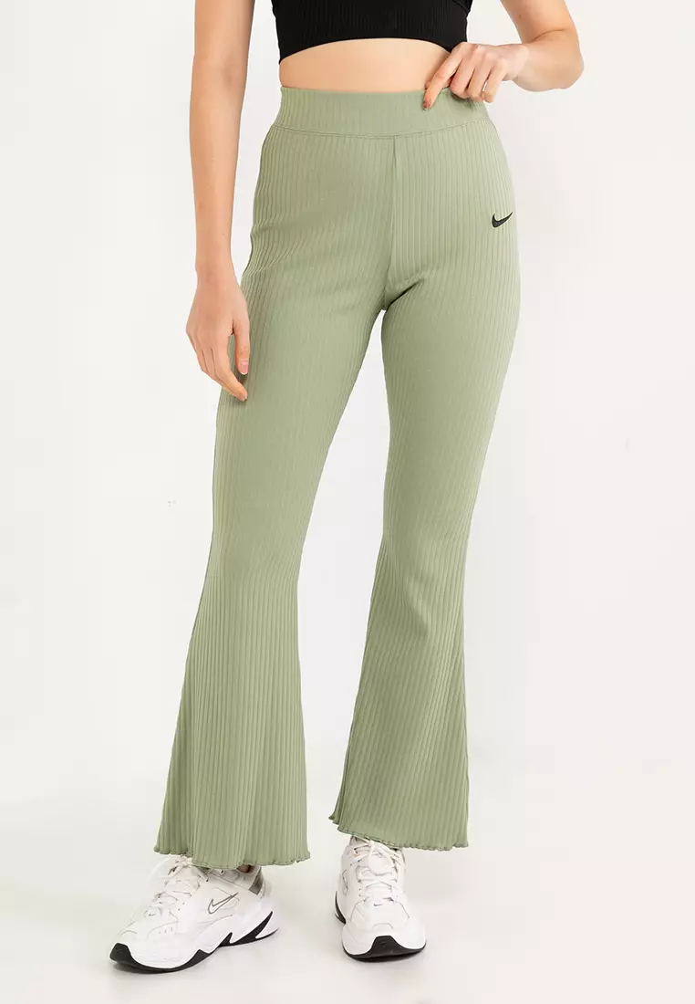 Buy Nike Sportswear Rib Jersey Pants in Oil Green/Black 2024