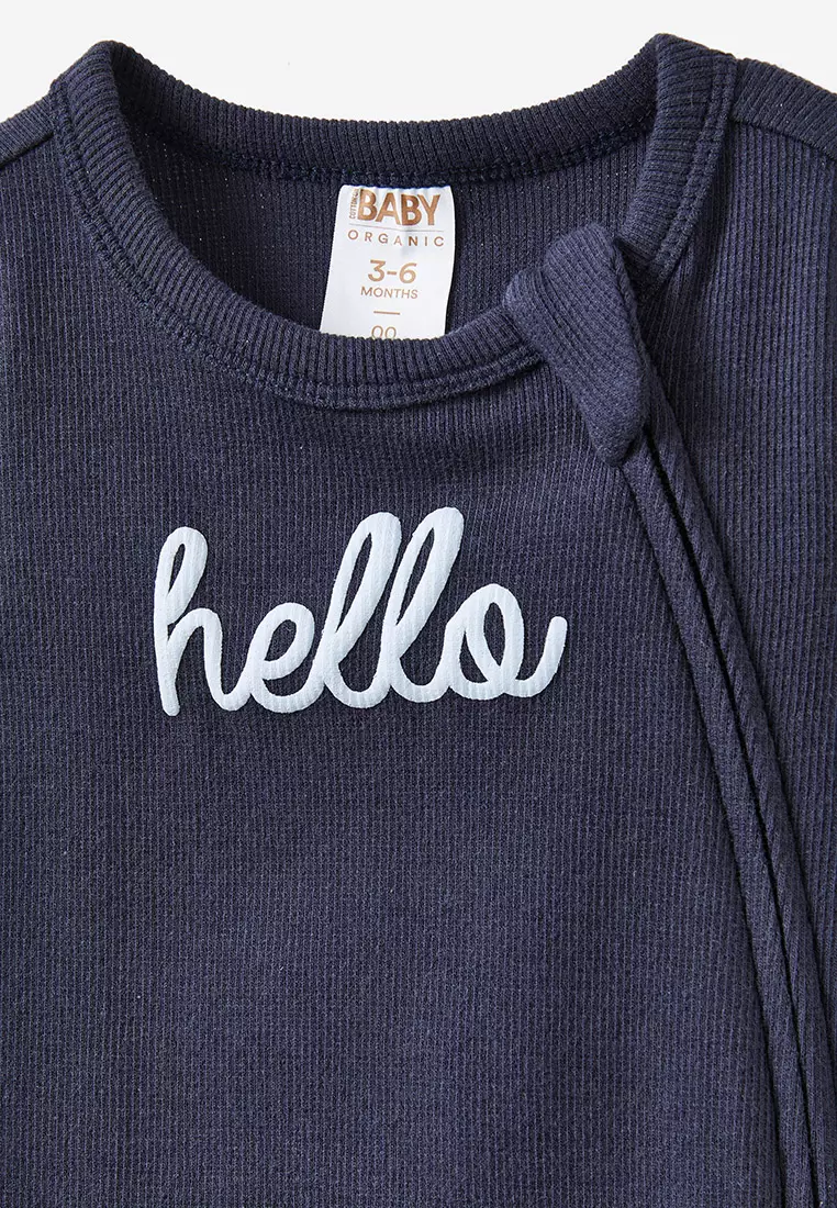 The Short Sleeve Zip Romper