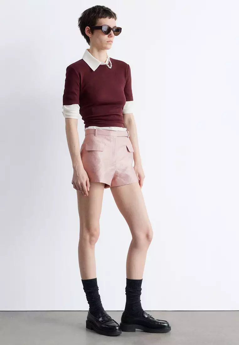 Satin Mini Shorts