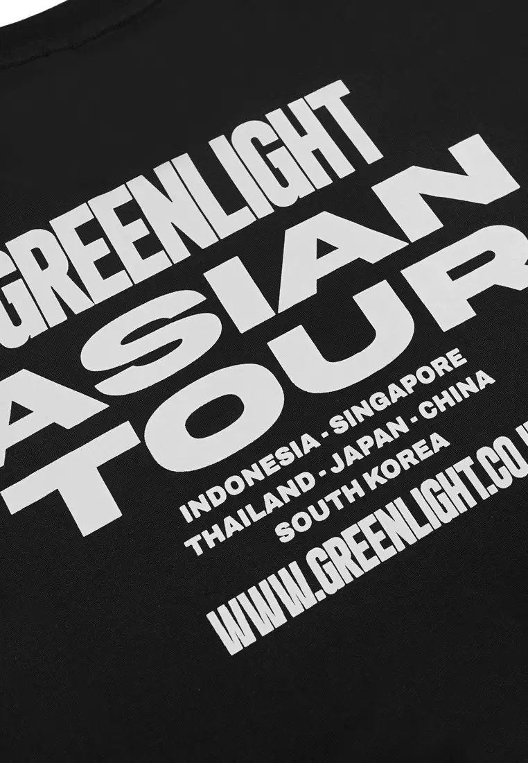 Greenlight Men's T-Shirt Short Sleeve Regular Fit Cotton Logo Script Gino C081224