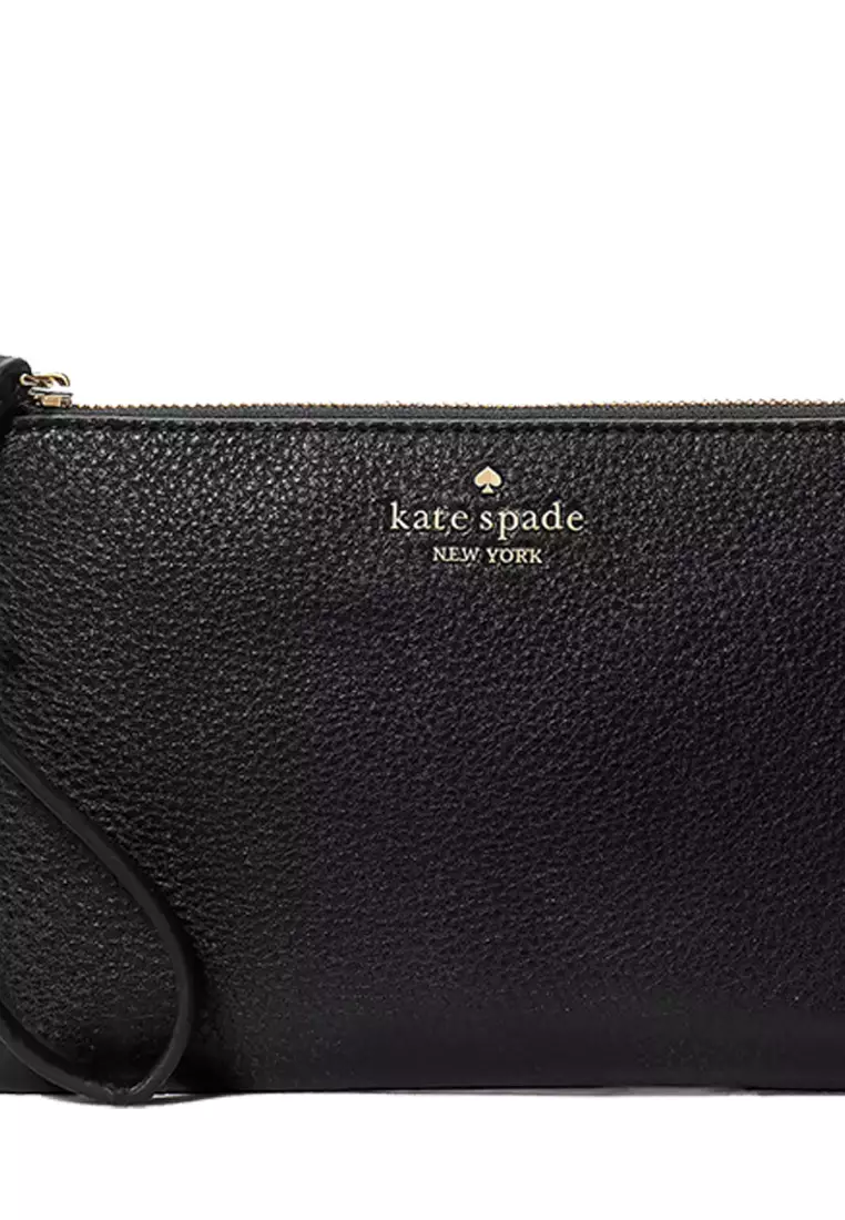 Kate spade black wristlet best sale