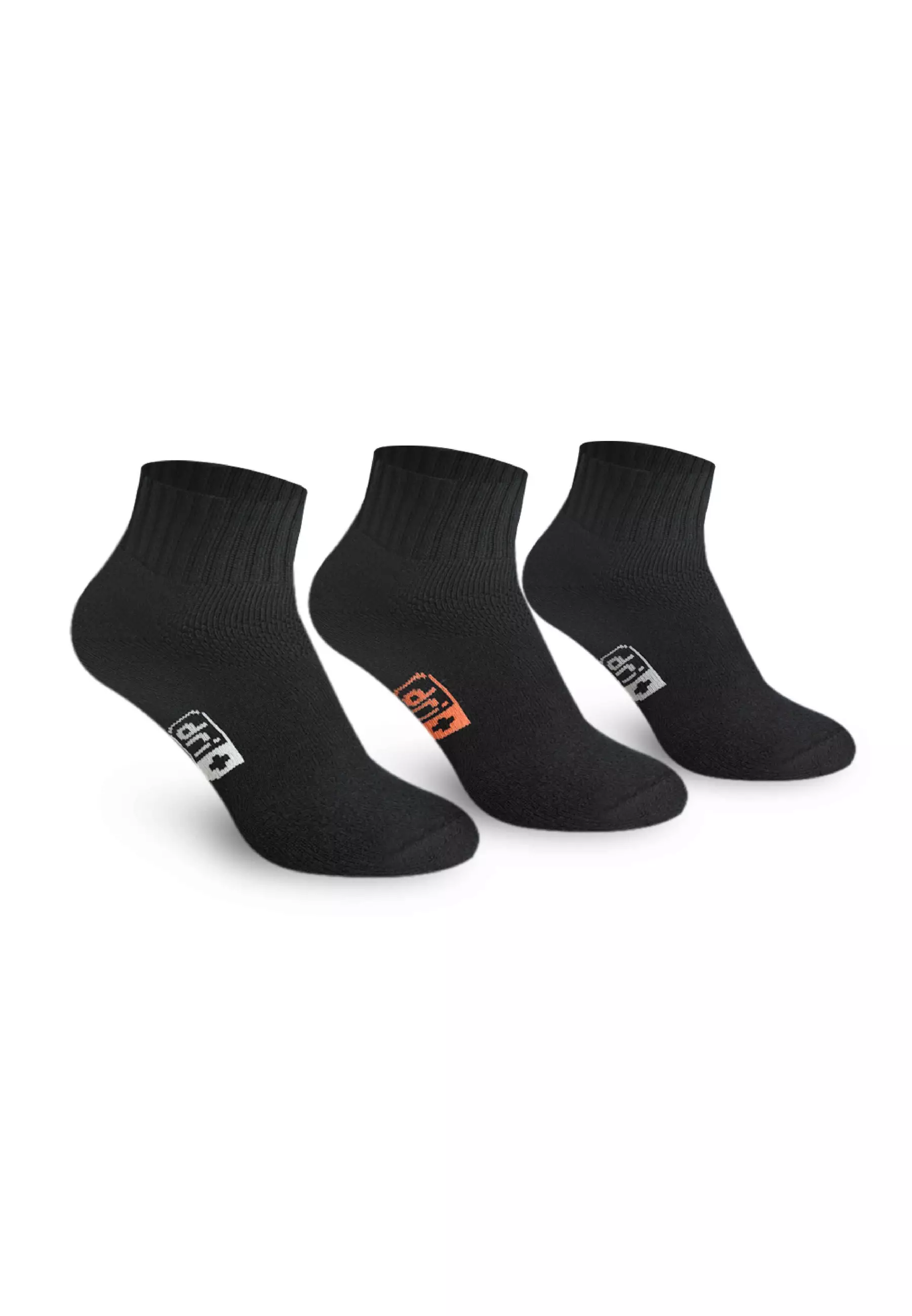 Dri+ Dmskg15 Men's Thick Cotton Sports Ankle Socks 3 Pairs In A Pack