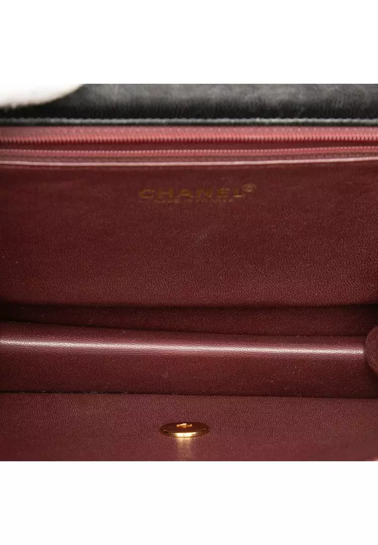 Pre-Loved Chanel Small Cc Quilted Lambskin Single Flap