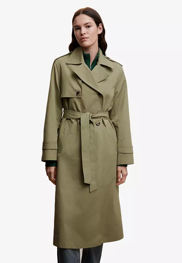 Buy Mango Double Button Trench Coat 2024 Online ZALORA Philippines