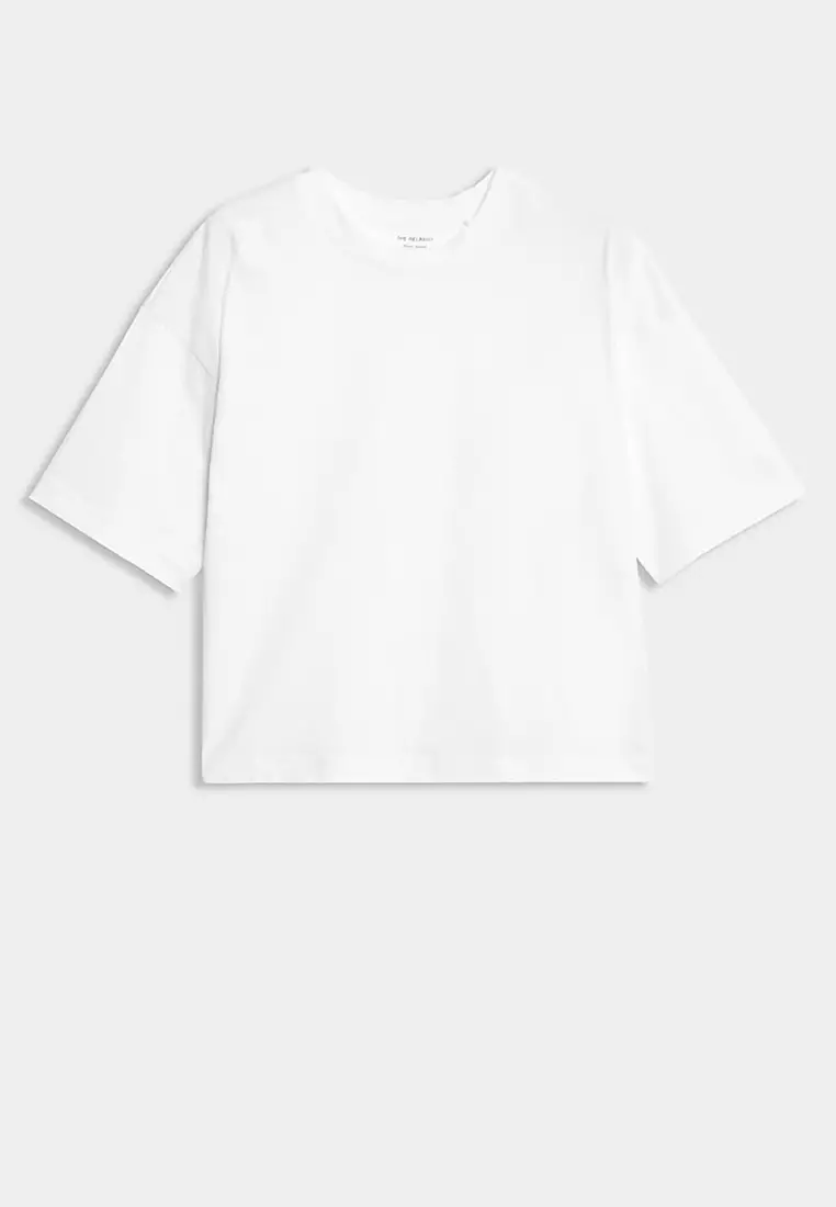 Pure Cotton Crew Neck Boxy T-Shirt