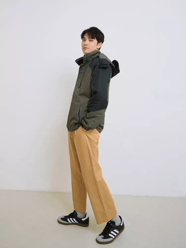 Pure Cotton Straight Casual Pants [KL1445]