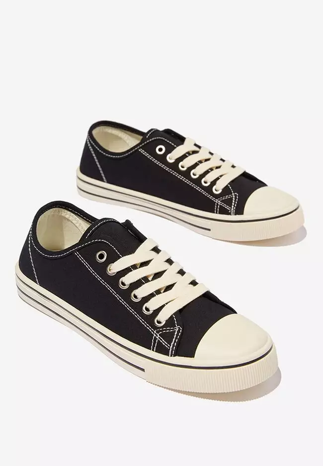 Harlow Lace Up Plimsolls