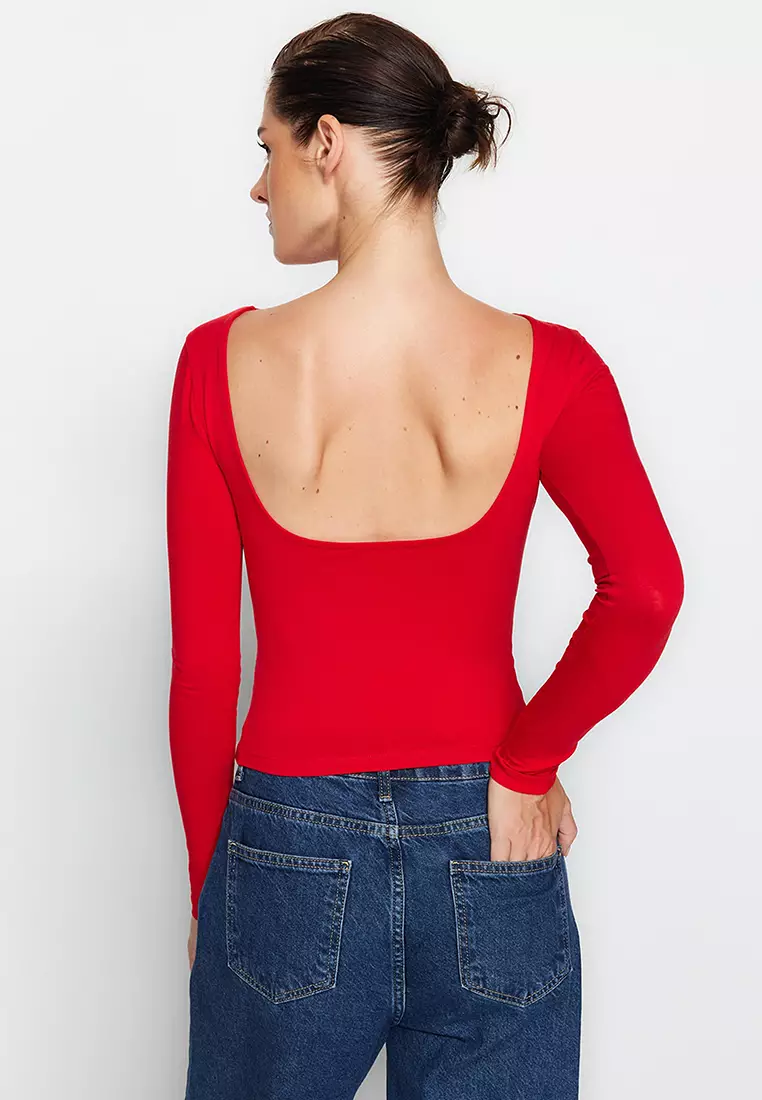 Low Back Fitted Top