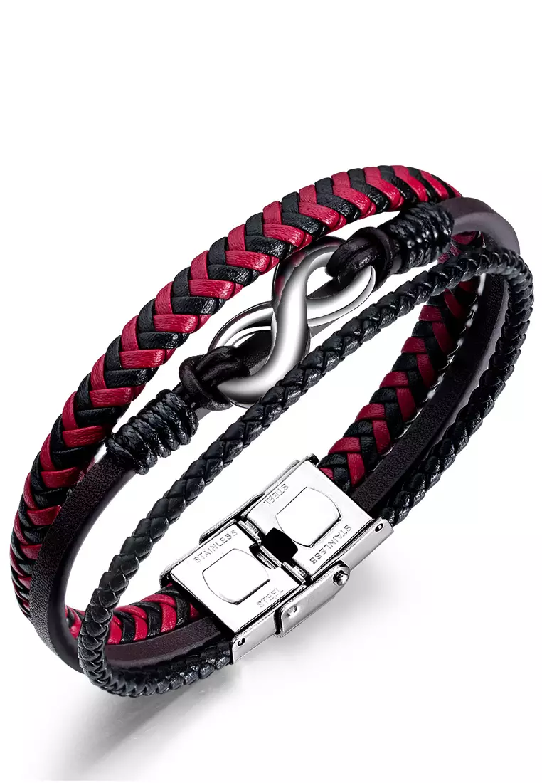 Buy Trendyshop Men s Leather Bracelet 2024 Online ZALORA Singapore