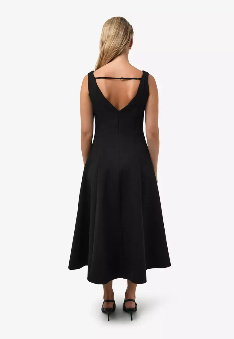Yana Off-shoulder Panel Dress