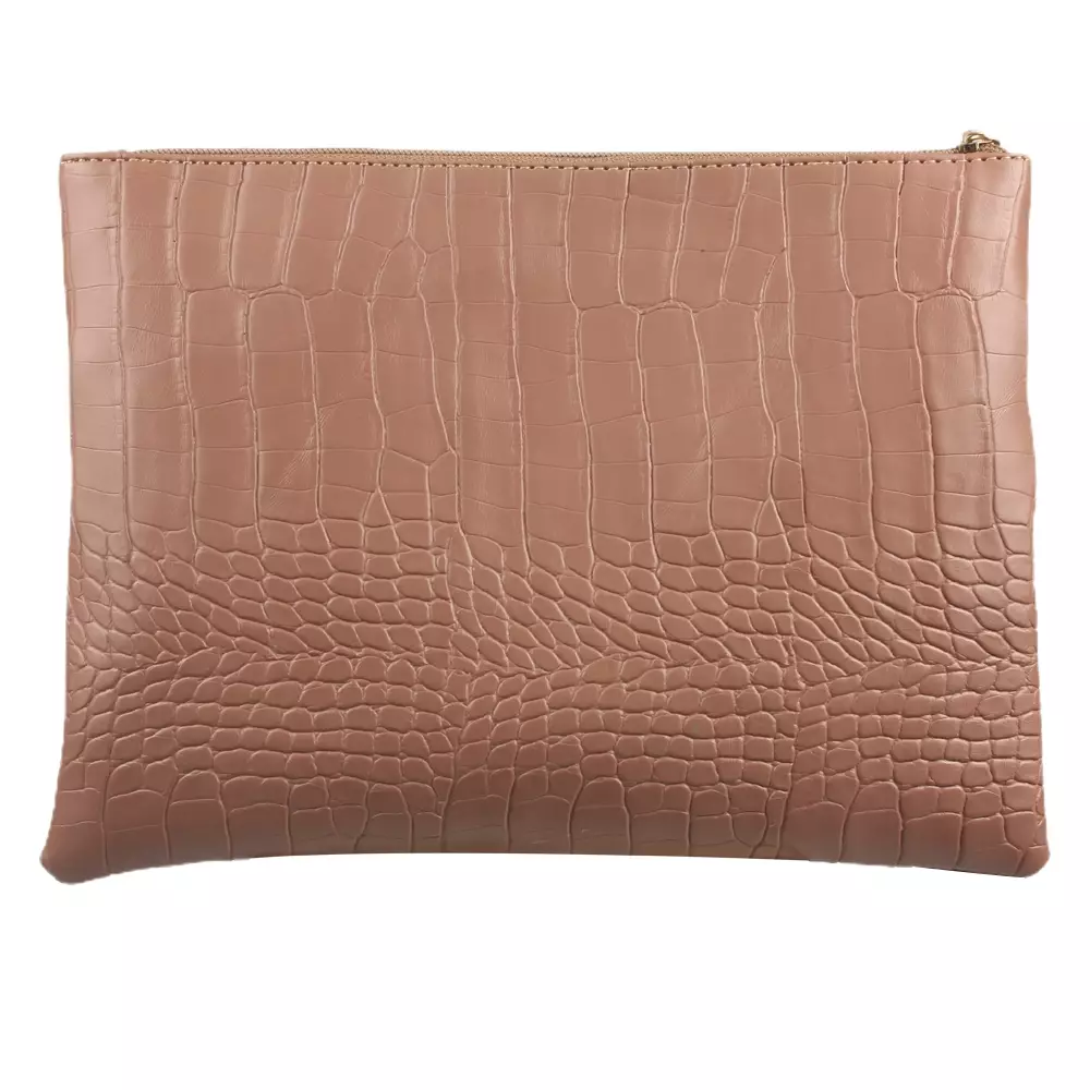 MAYONETTE Tinny Croco Pouch Dompet Wanita Terbaru 2022 Import Korea Tas Croco Wanita - Mocca