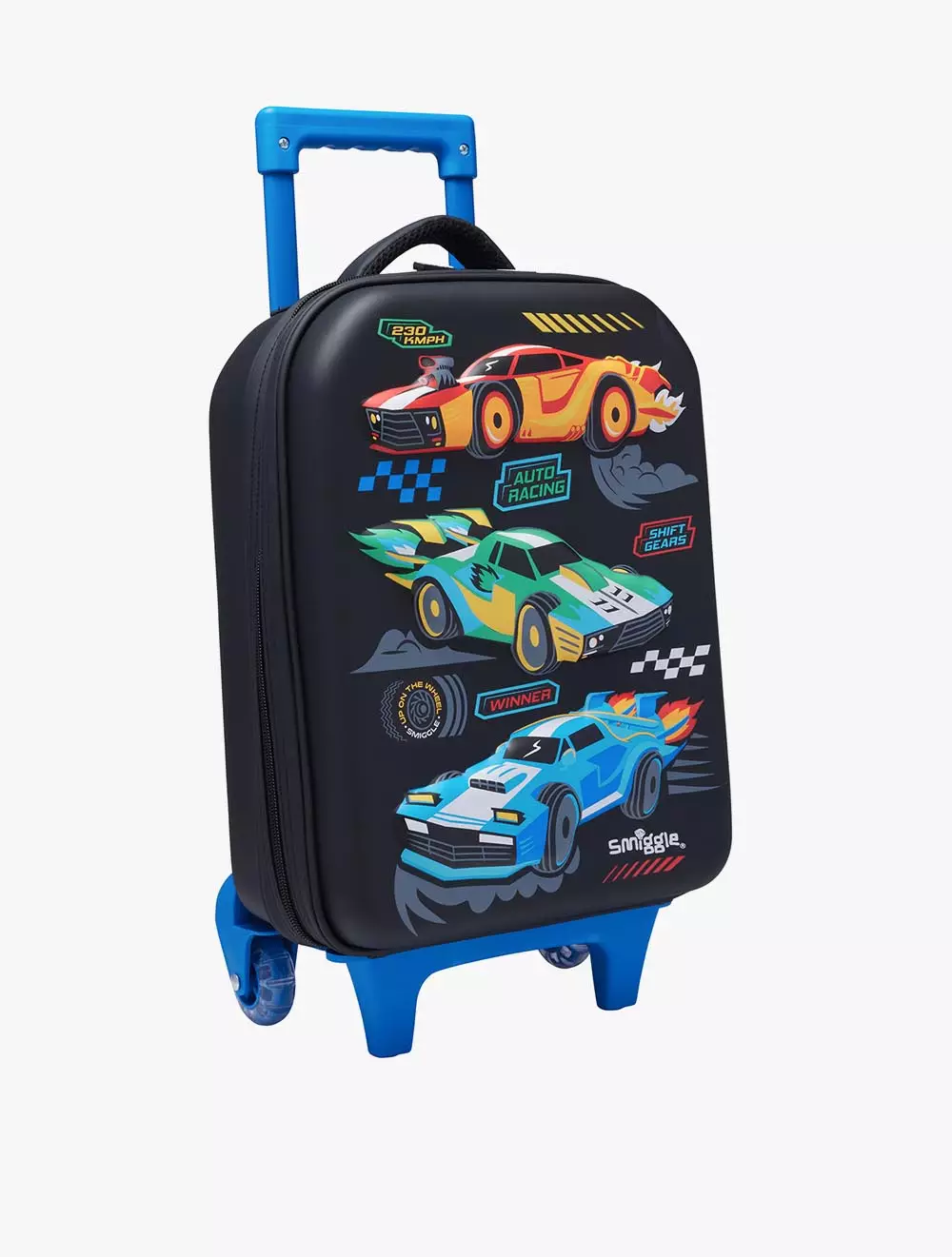 Smiggle Curious Junior Hardtop Trolley Bag - IGL456718BLK