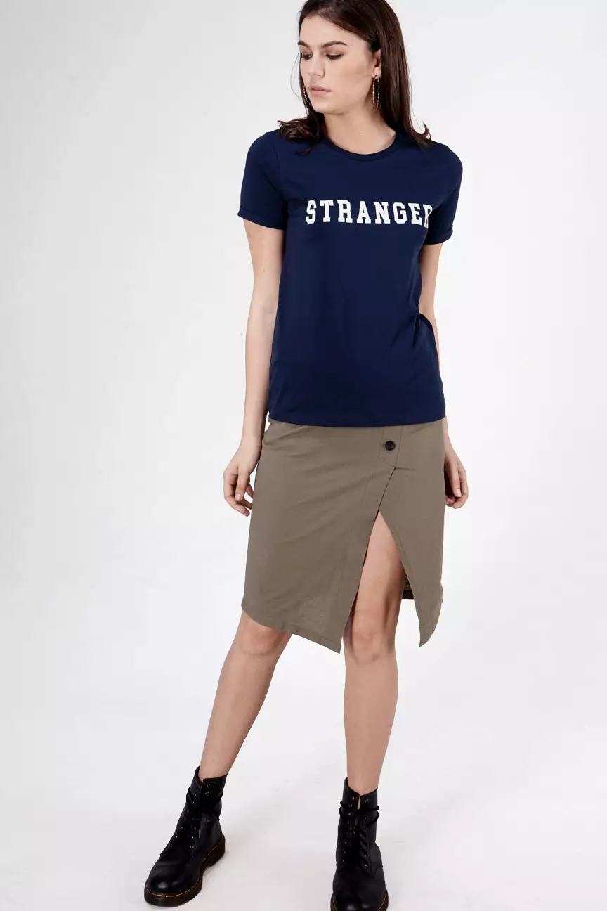 Kaos Wanita Cato Navy