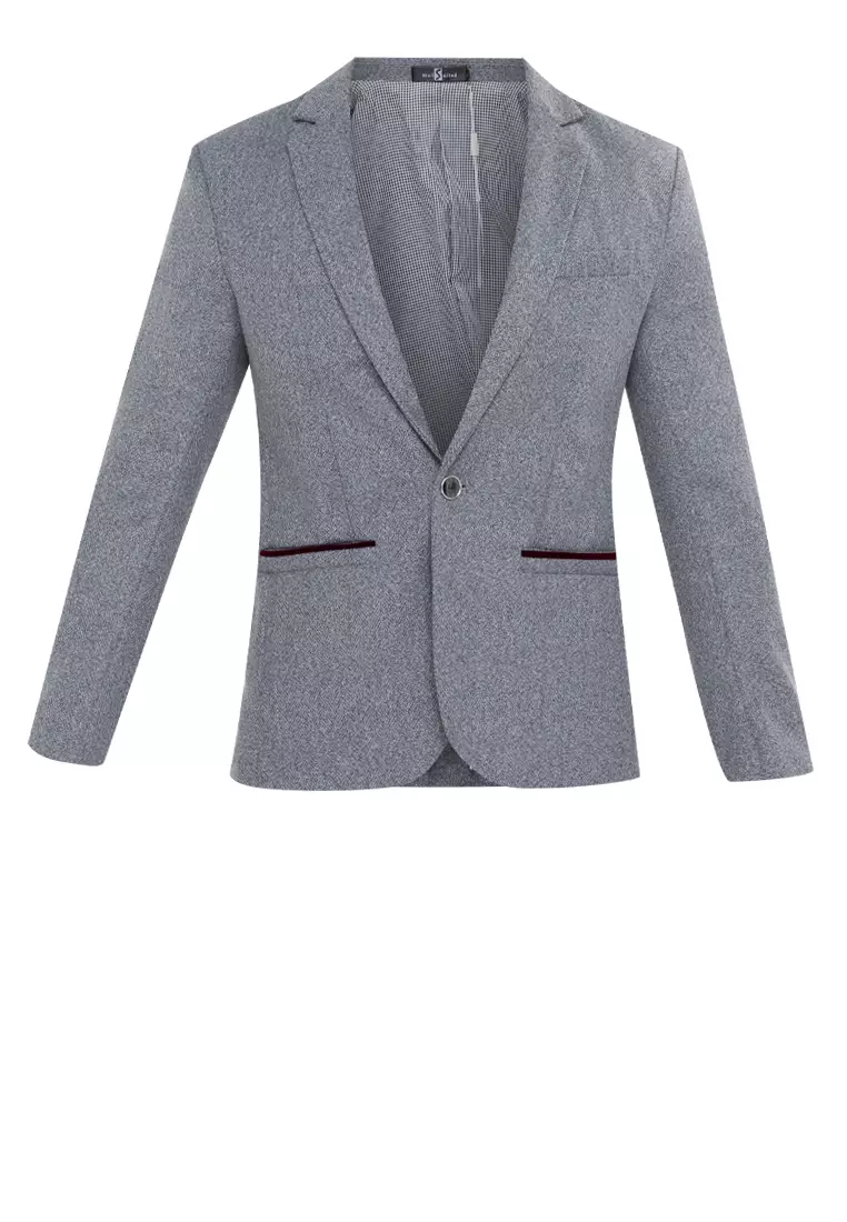 Woolen Textured Blazer