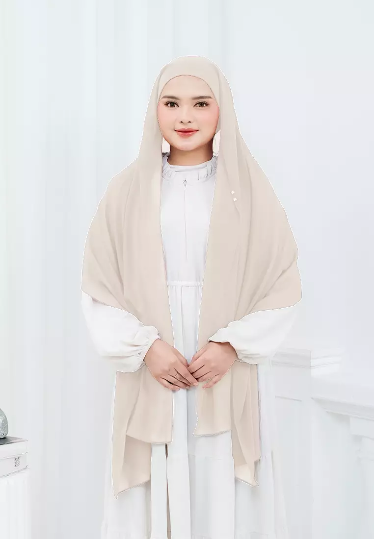 HIJAB INSTAN ELENA - LIGHT CREAM