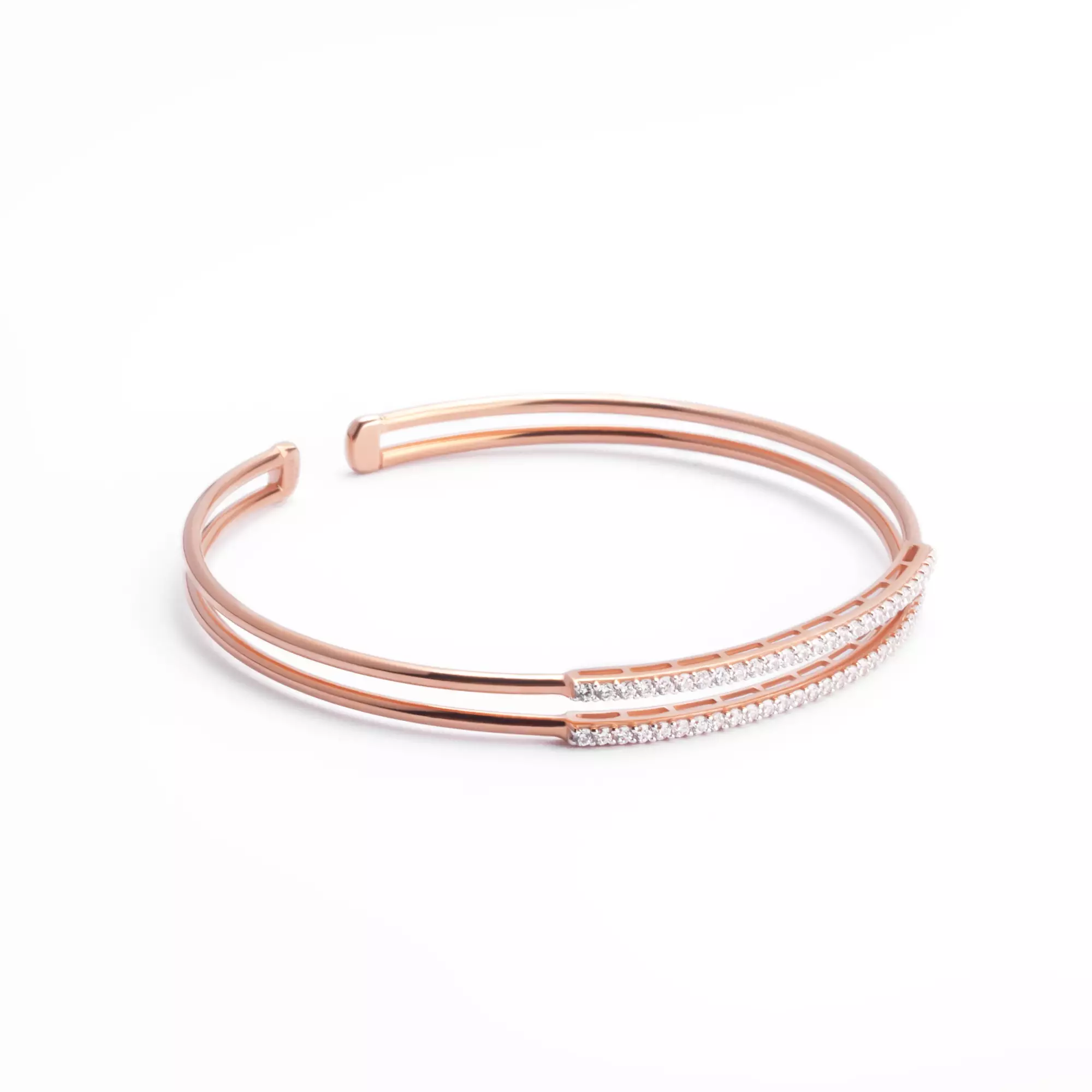 Gelang Emas 7k - Varla Gold Bangle - Treasure Collection -  Juene Jewelry