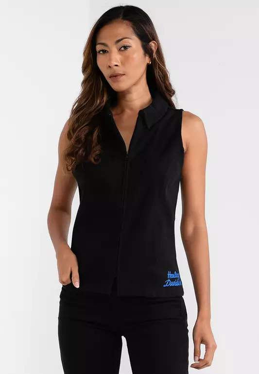 Harley-Davidson Trophy Bar & Shield Sleeveless Top