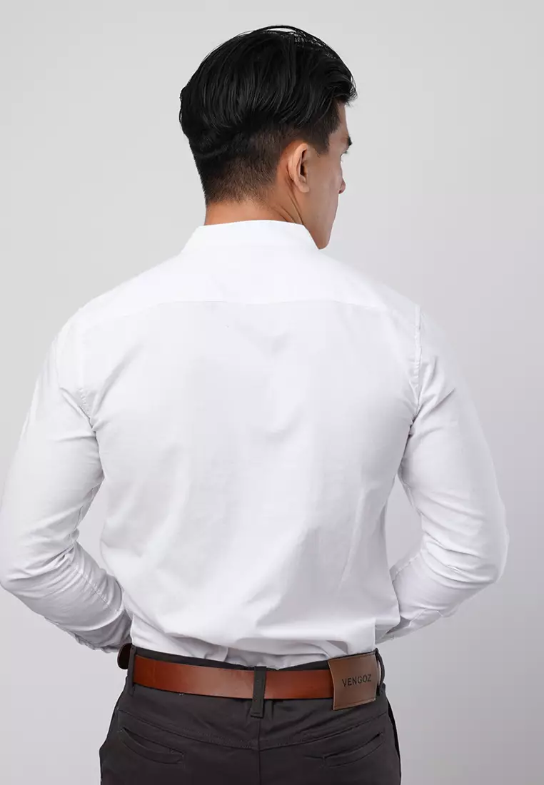 Super White Oxford Shanghai Shirt