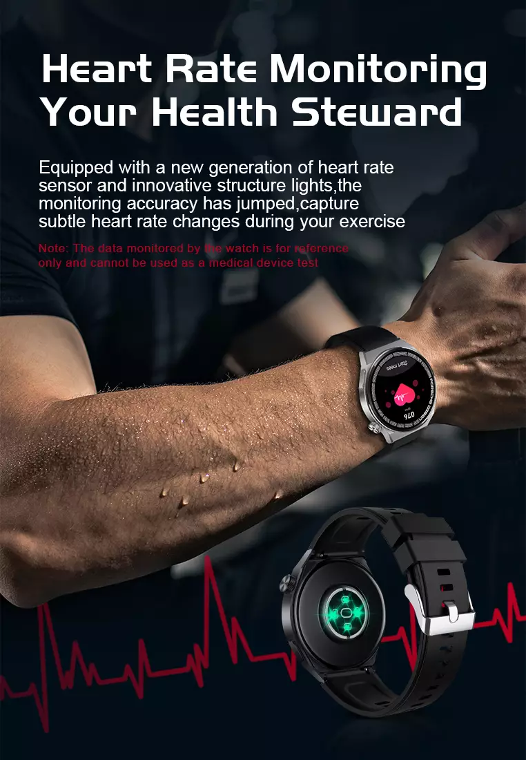 Smart Watch GT8 Hot Sale New Wireless Charger Full Touch Screen Jam Tangan Pintar