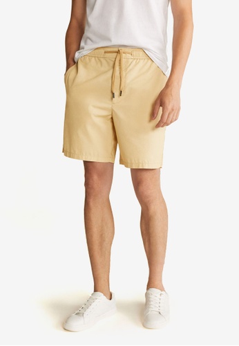 Buy Mango Man Elastic Waist Cotton Bermuda Shorts 2020 Online Zalora Philippines