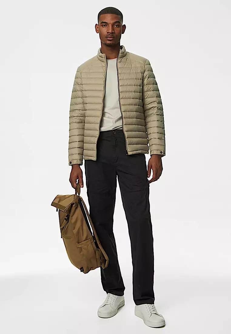 Feather and Down Puffer Jacket