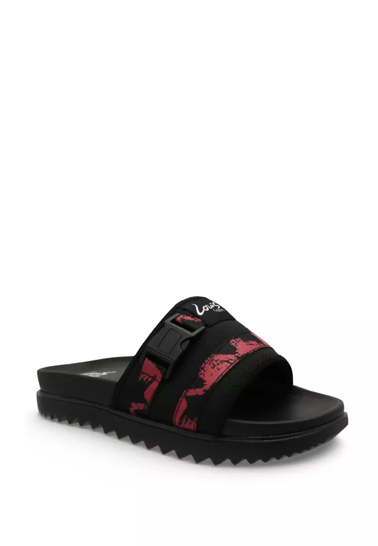 Men Slip On Faux Leather Classic Casual Sandals - 260141279
