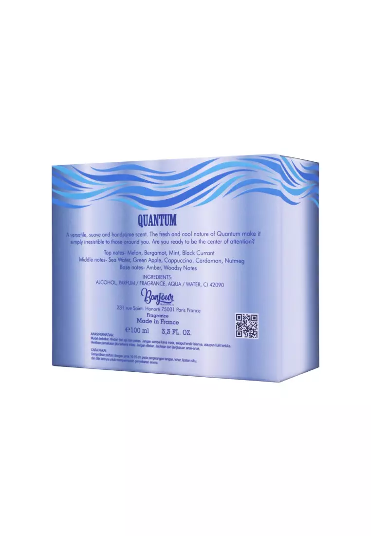Bonjour Quantum Extrait de Parfum Man 100 ML