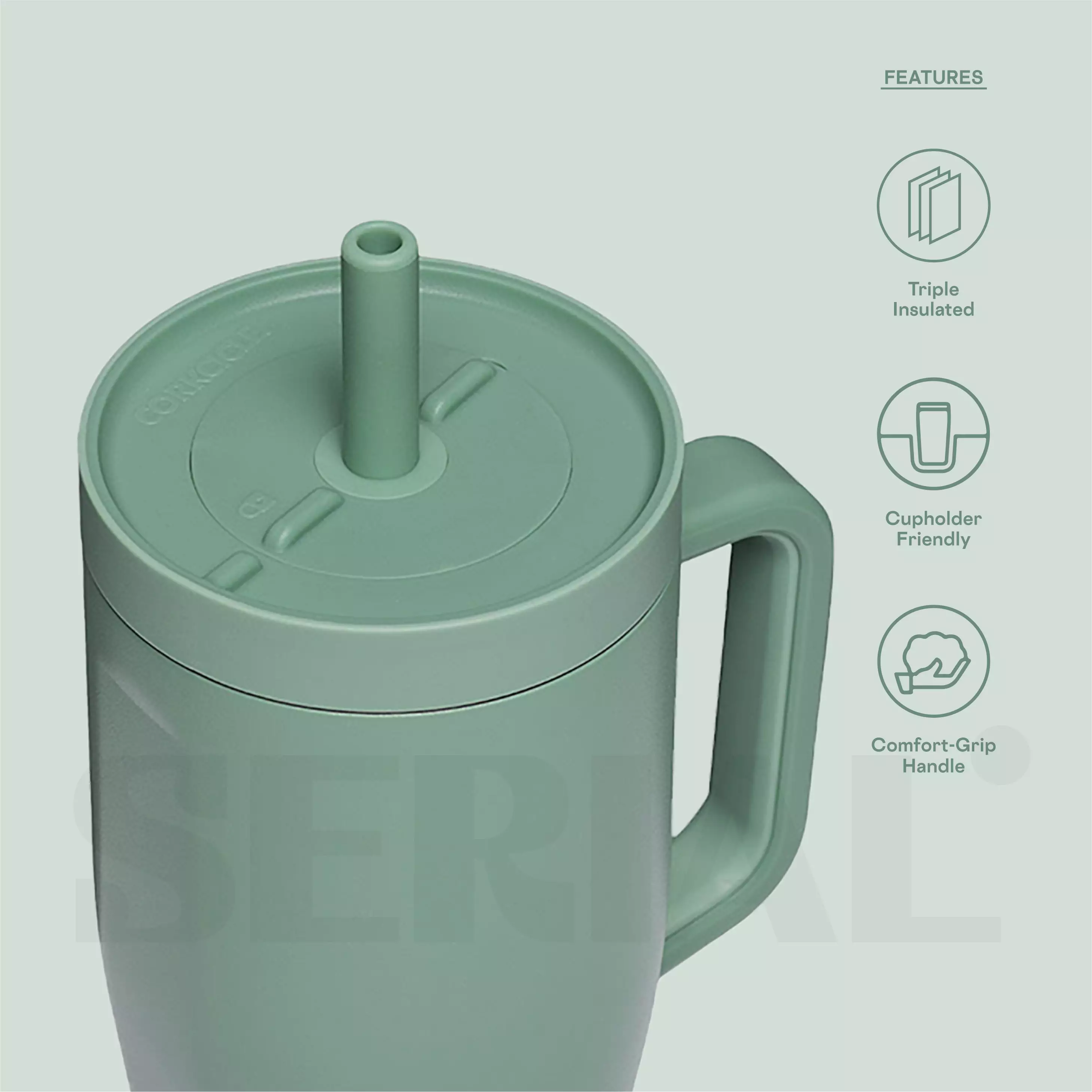 CORKCICLE Leakproof Cruiser 22oz - Thyme