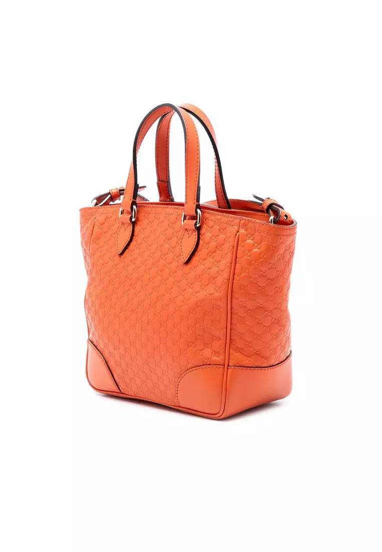 Pre-Loved Gucci Small Microguccissima Bree Satchel