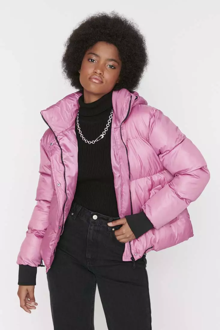 Buy Trendyol Hooded Puffy Coat 2023 Online ZALORA Singapore