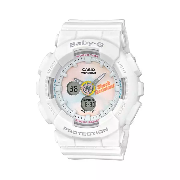 Casio Baby-G Jam Tangan Wanita Analog Digital Original  BA-120T-7ADR Waterproof