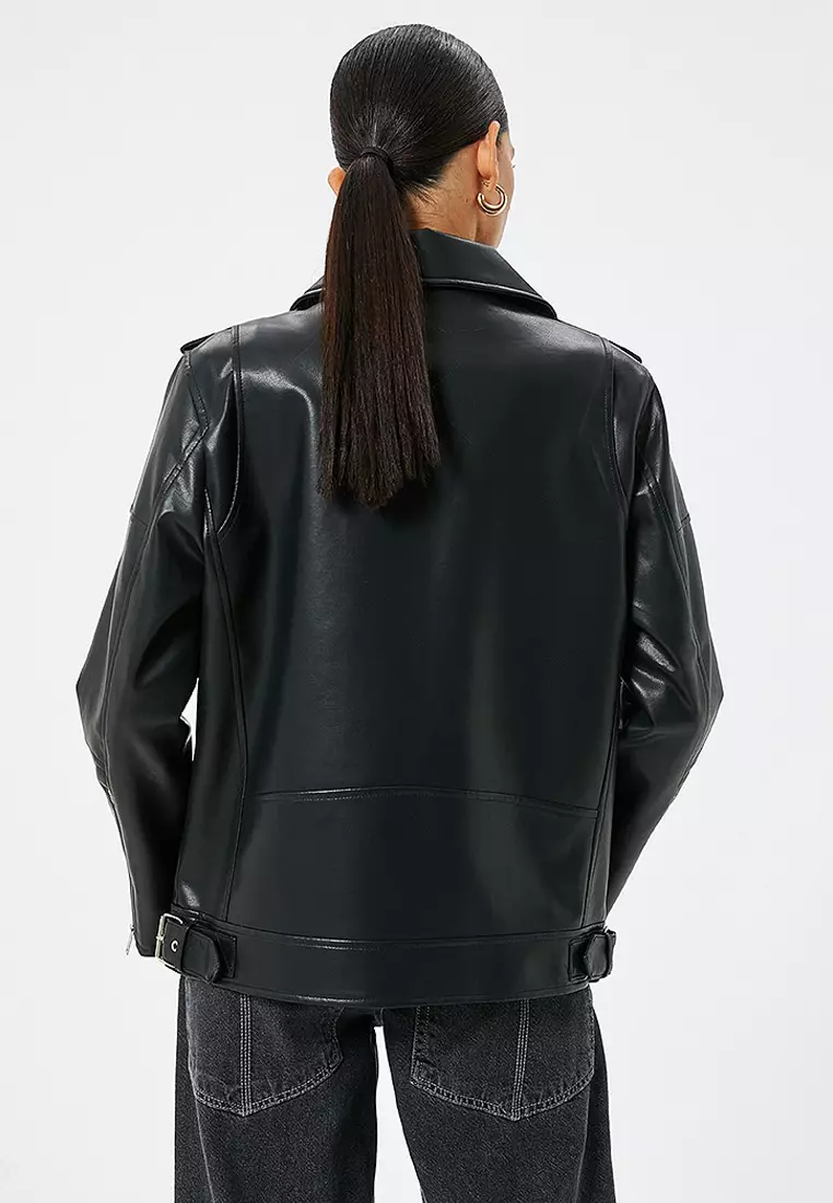 Faux Leather Jacket