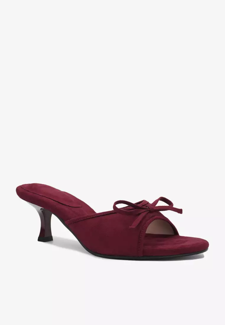 Dr Cardin Women Lush Eve 2-inch Heels | Satin | Suede L-RNZ-9339
