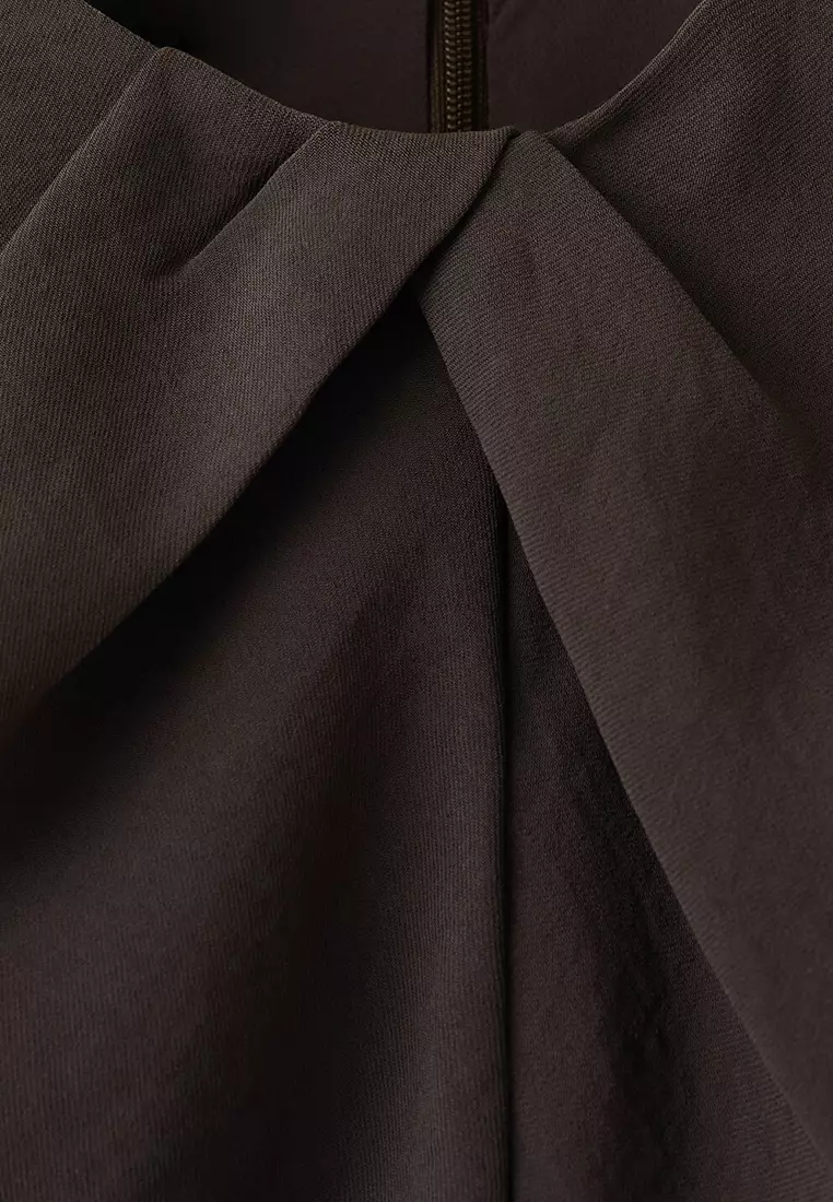 Jumpsuit With Draped Detail Belt