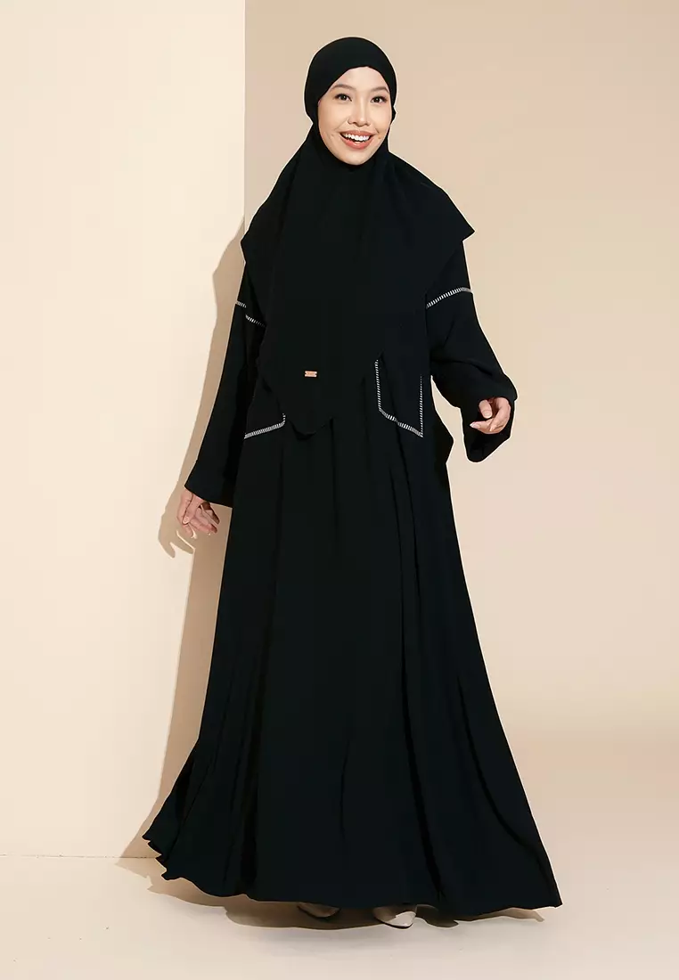 Sahla Abaya Set Black