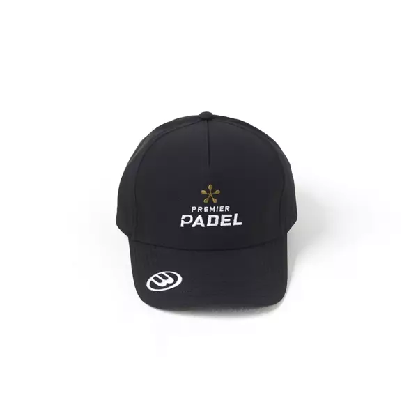 Topi BULLPADEL PREMIER PADEL BLACK CAP 100% ORIGINAL- OS