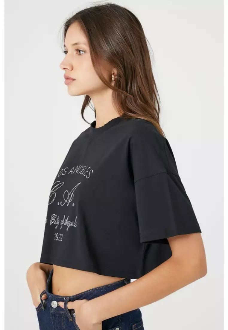 Forever 21 2024 rhinestone top