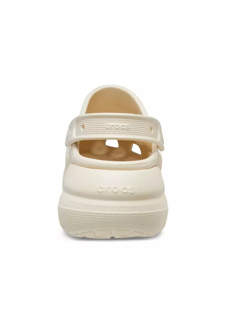 crocs unisex classic crush clog bone