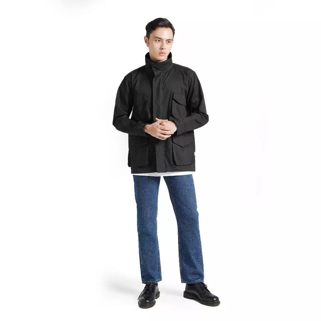 Lee Cooper Long Jacket Darnell Black