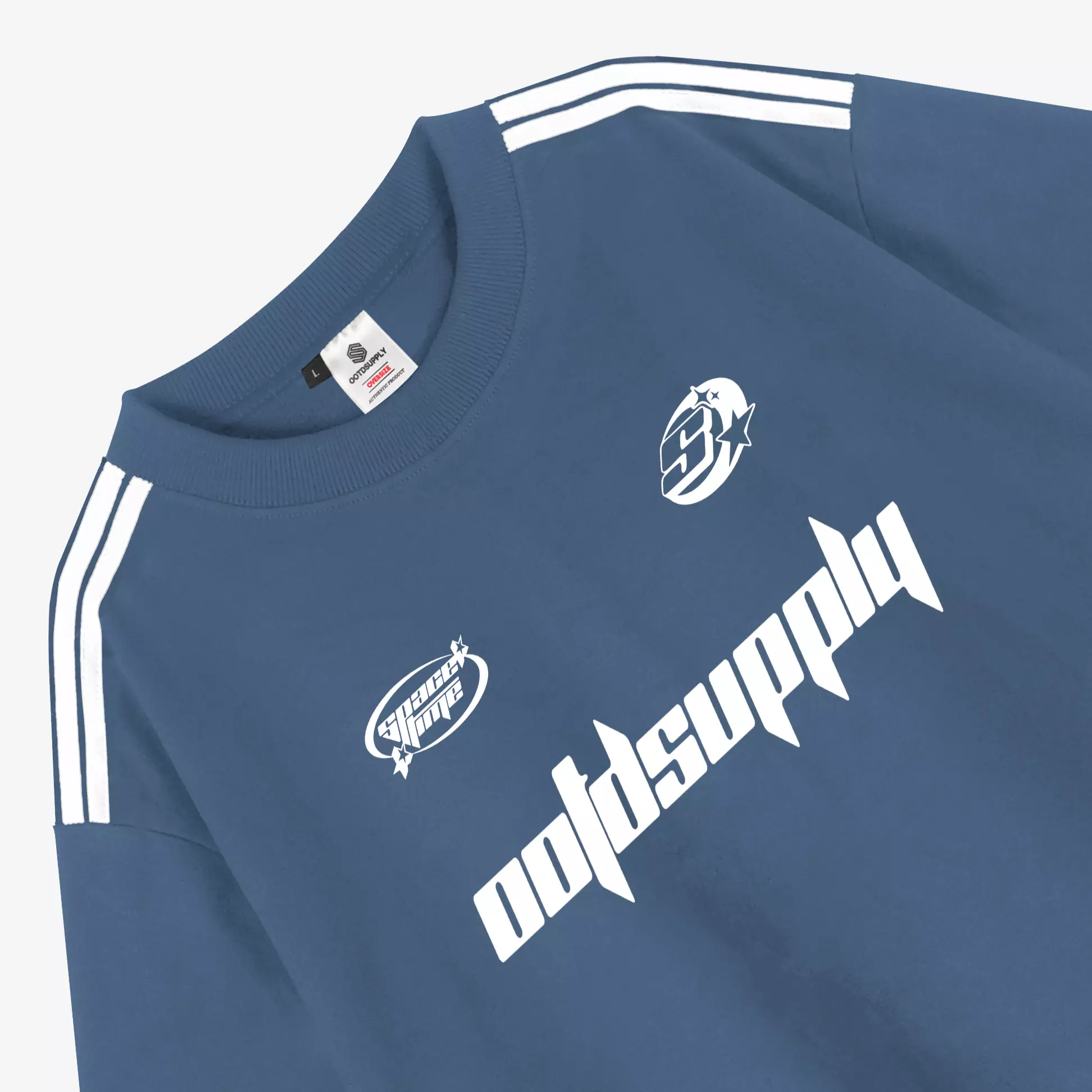 OOTDSUPPLY Oversized One Set (Atasan) Baby Terry Space Time 5th Colours l Oversize Tshirt | Kaos OneSet OSA001