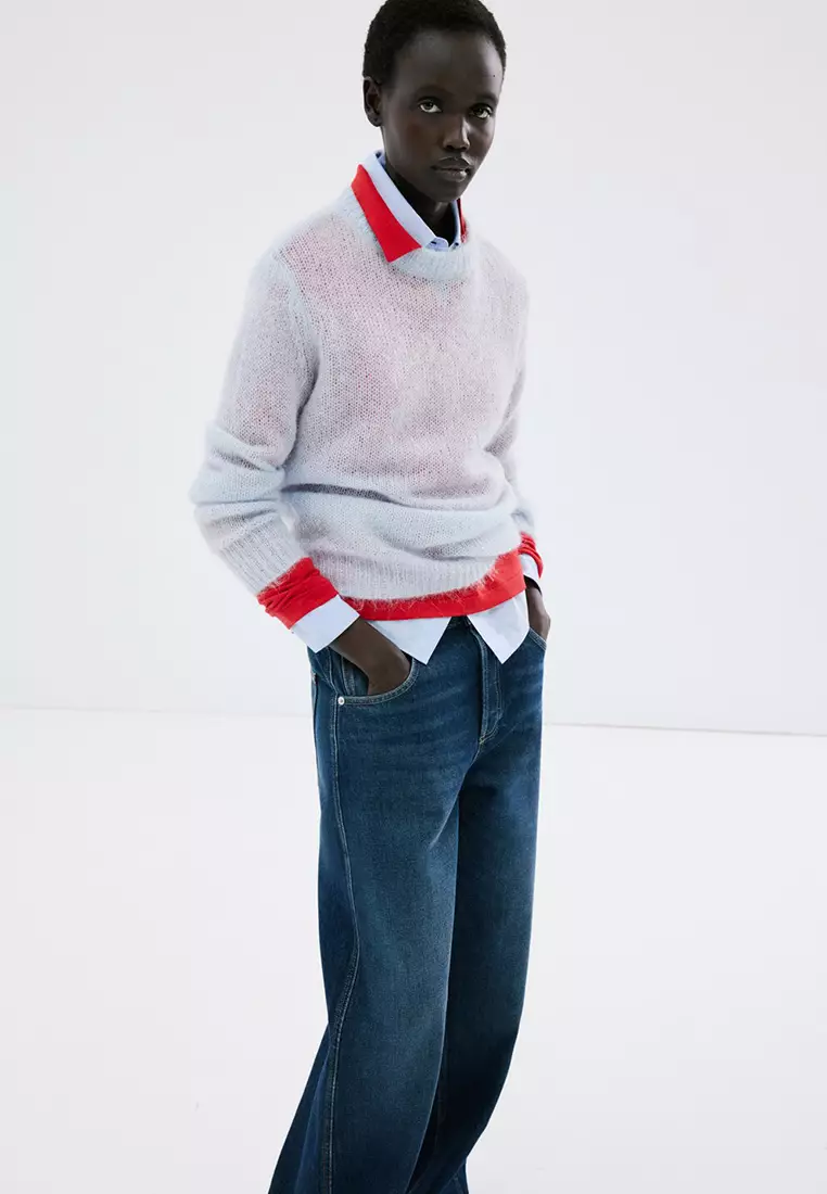 Mid-Rise Balloon Jeans