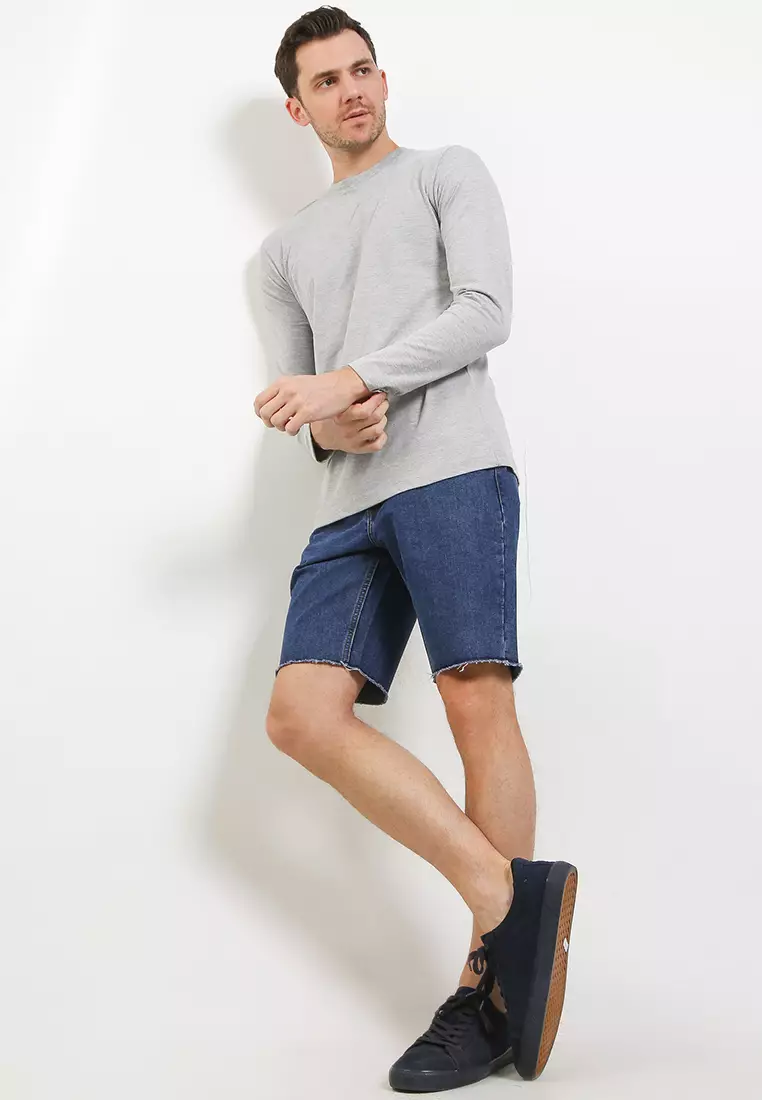 Tshirt Tangan Panjang Polos E171J16