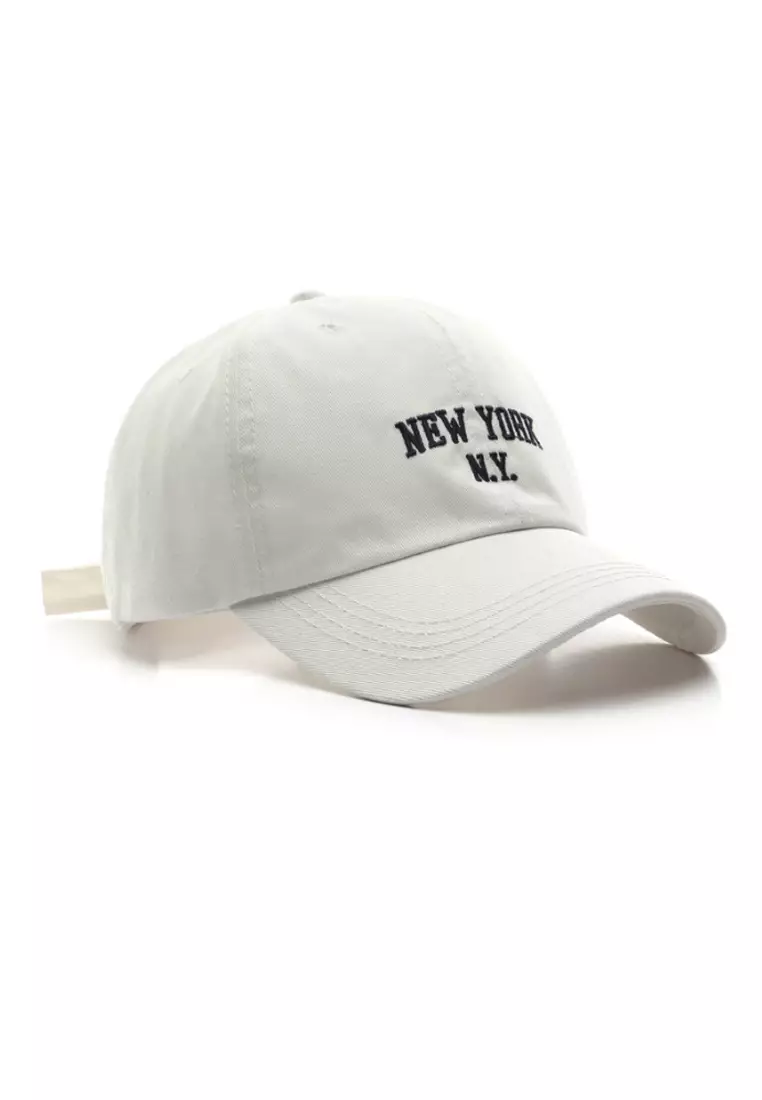 Buy Kings Collection New York Embroidered White Adjustable Baseball Cap ...