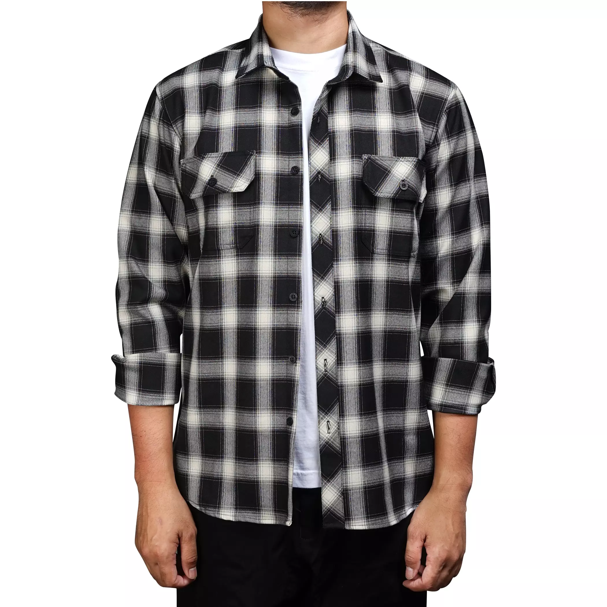 Gloaming Kemeja Flanel Veterano Panjang Stonviro Pria 