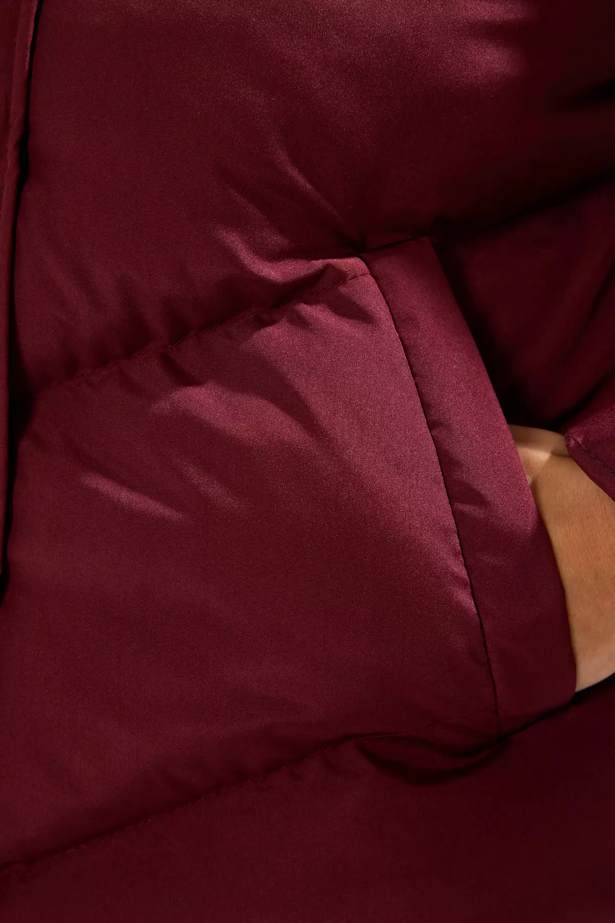 Claret Red Regular Coat TWOAW24MO00048