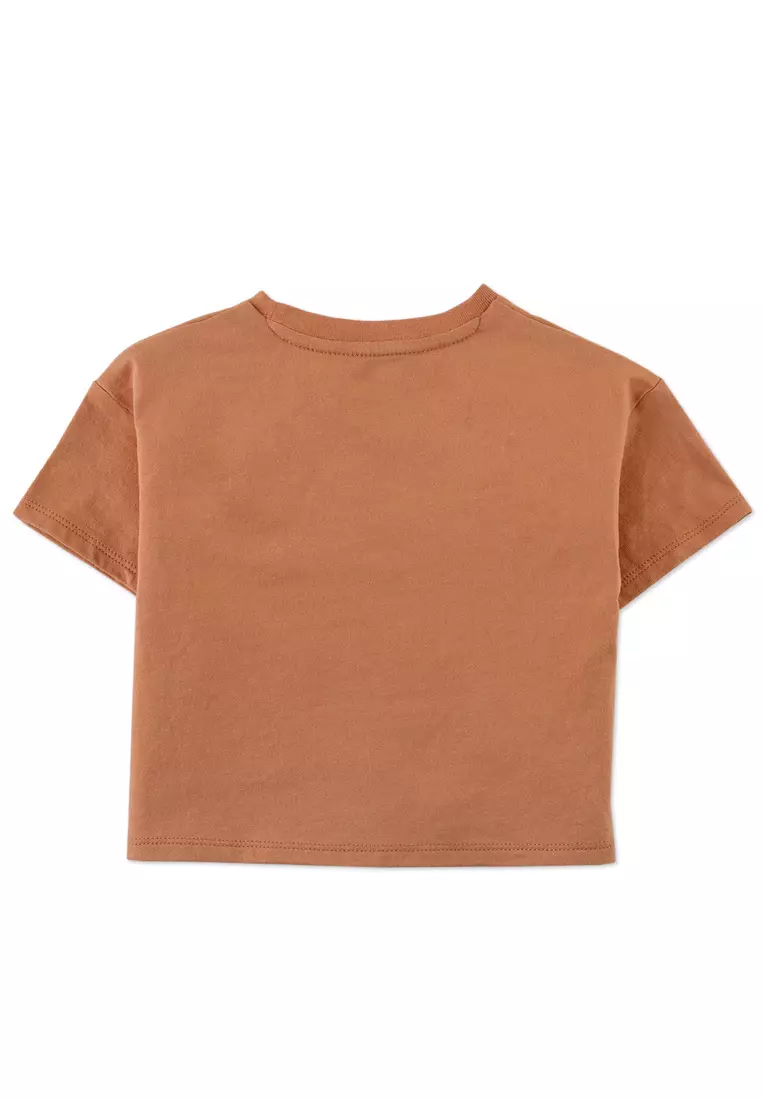 Baby Girls Sunbathing Graphic Tee